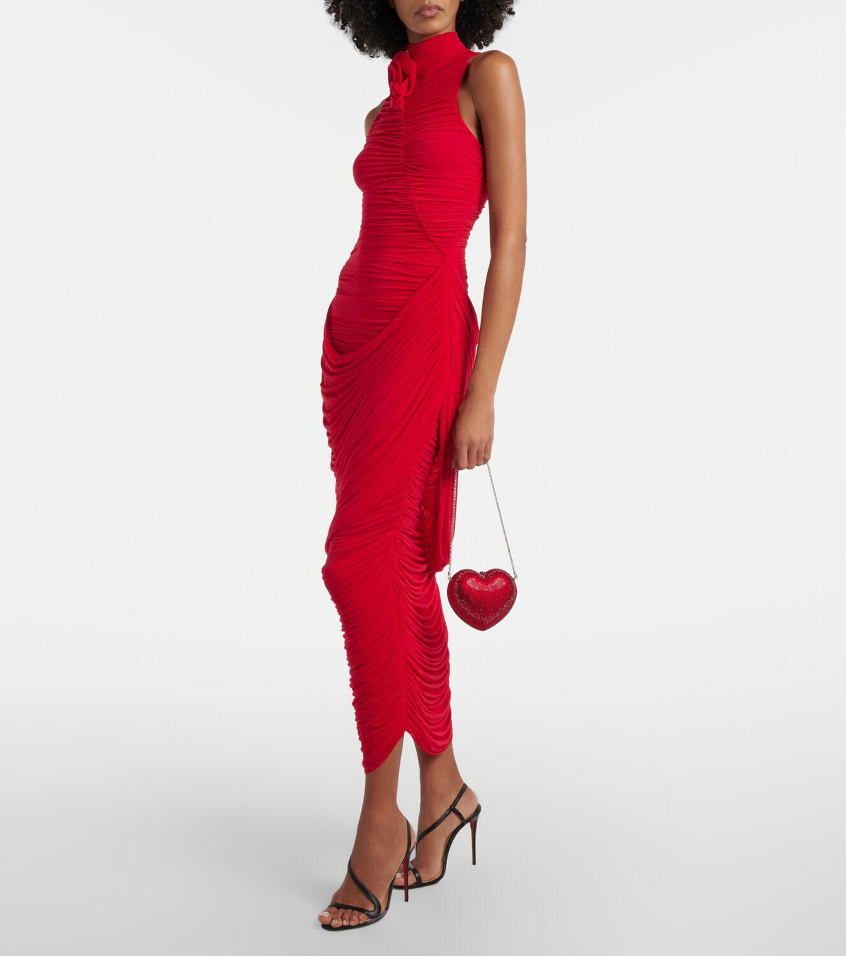 Judith Leiber Couture L'Amour Petit Cœur embellished clutch