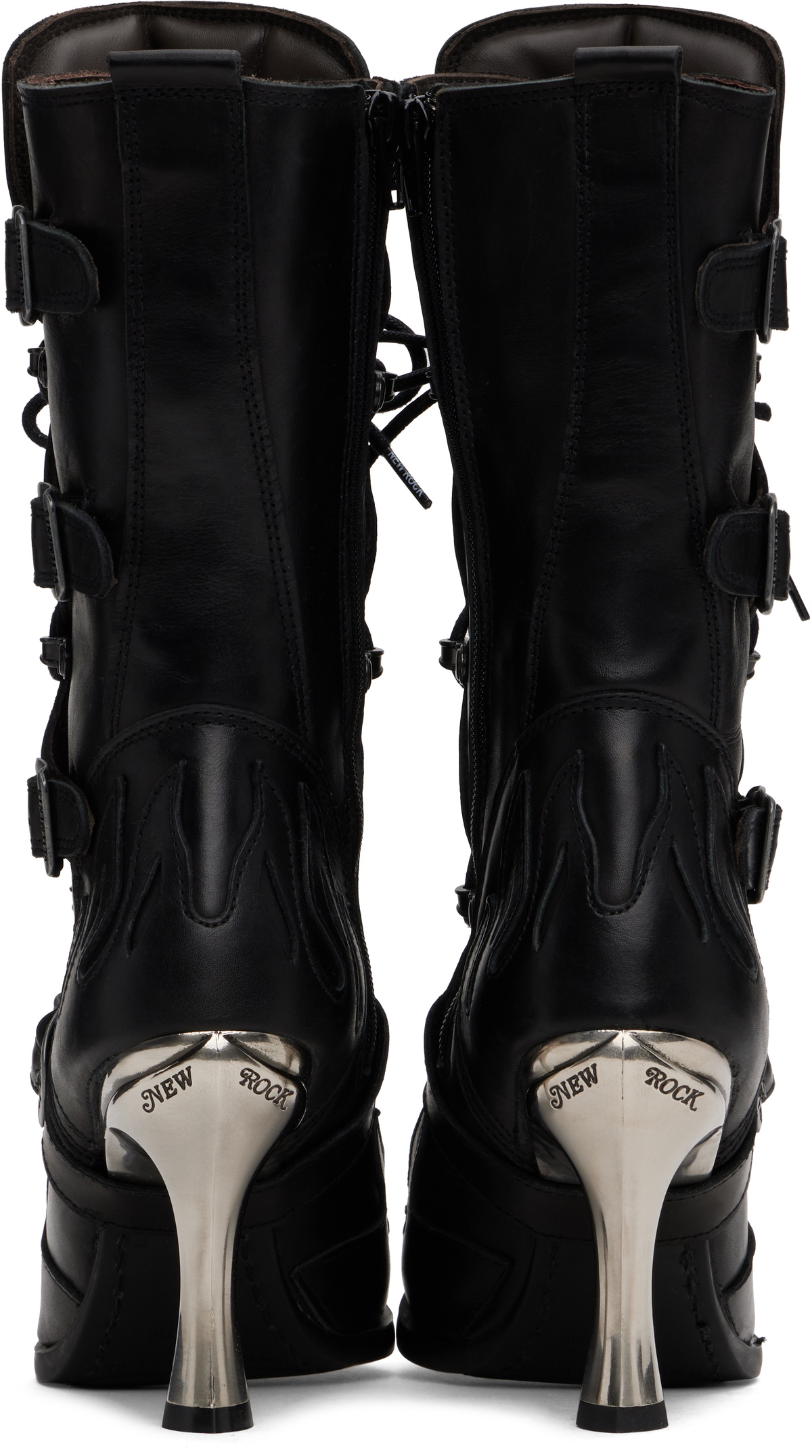 VETEMENTS Black New Rock Edition Rockstar Boots