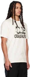 C.P. Company White Blurry T-Shirt