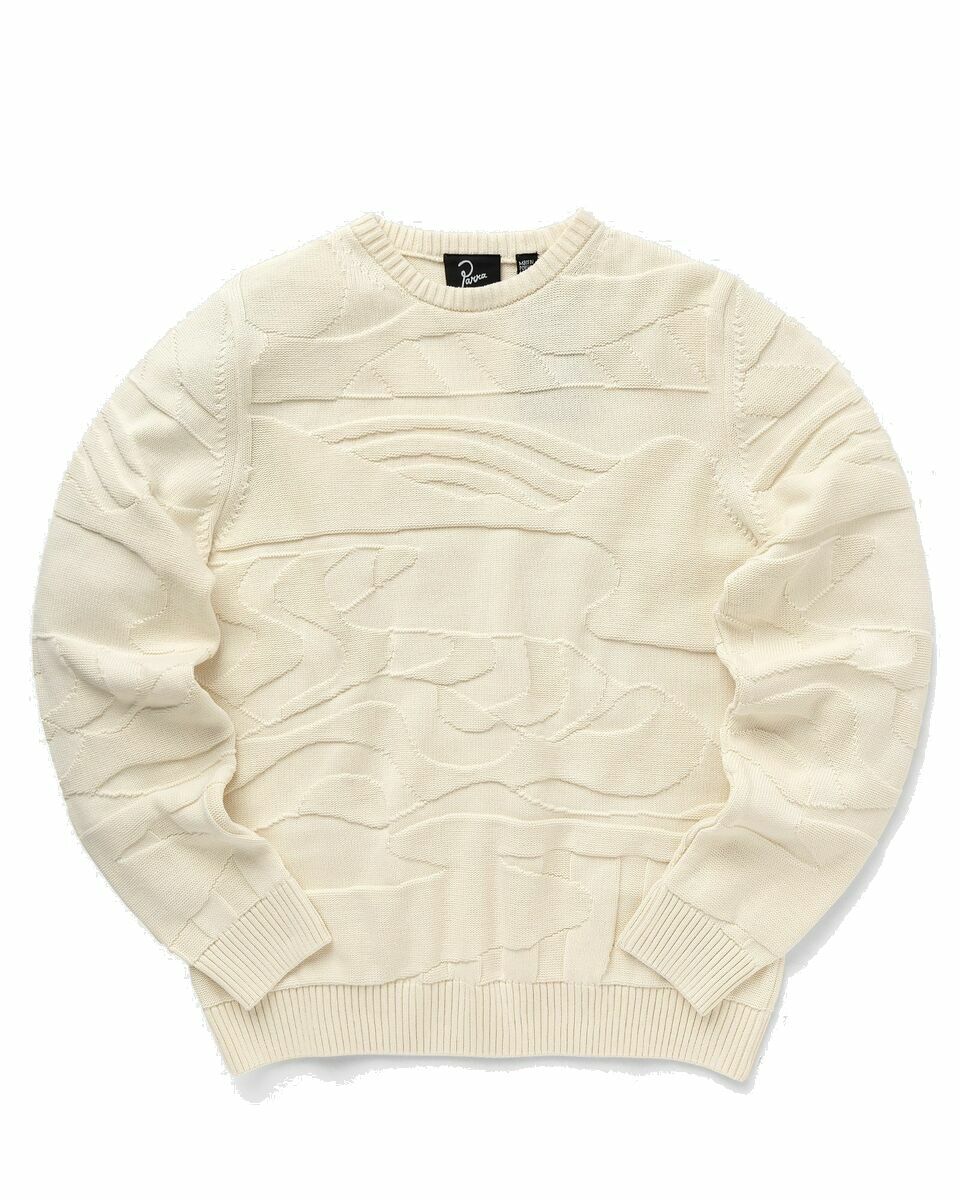 Photo: By Parra Landscaped Knitted Pullover White - Mens - Pullovers