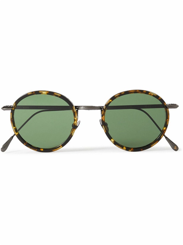 Photo: MONC - W03 Round-Frame Tortoiseshell Acetate and Metal Sunglasses