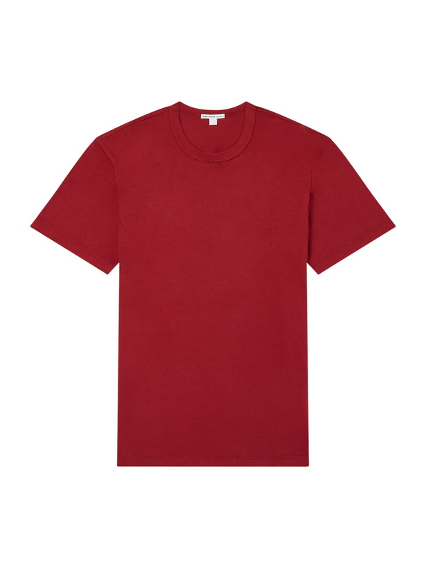 Photo: James Perse - Cotton-Jersey T-Shirt - Red