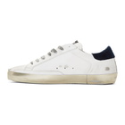 Golden Goose White Corduroy Superstar Sneakers