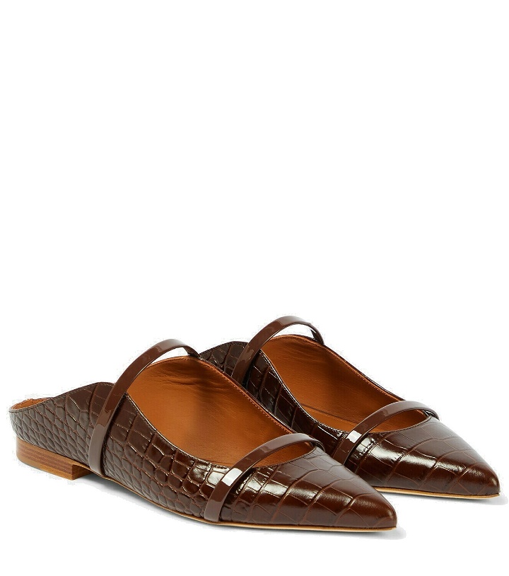 Photo: Malone Souliers Maureen leather slippers