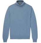 Loro Piana - Slim-Fit Baby Cashmere Rollneck Sweater - Men - Blue