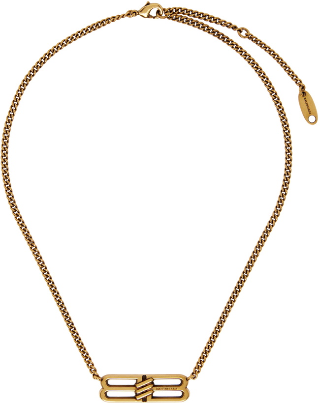 Photo: Balenciaga Gold BB Necklace