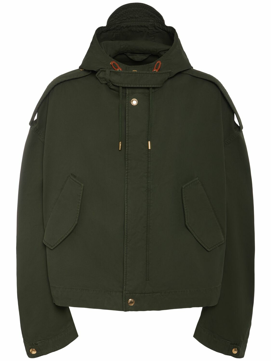 ブルゾン Alexander Mcqueen Cotton Canvas Parka Alexander McQueen Cotton Canvas Parka Alexander McQueen