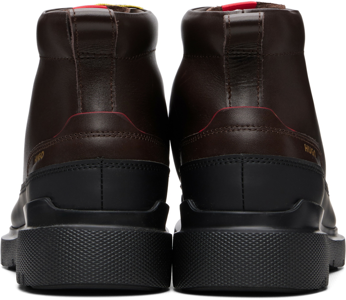 Hugo Brown Hiking-Style Leather Boots