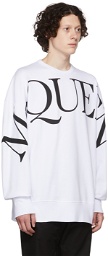 Alexander McQueen White Cotton Sweatshirt
