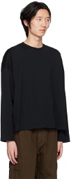 JieDa Black Basic Long Sleeve T-Shirt