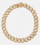 Shay Jewelry Medium 18kt yellow gold bracelet with diamonds