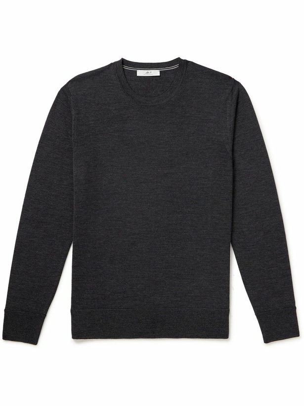 Photo: Mr P. - Merino Wool Sweater - Gray