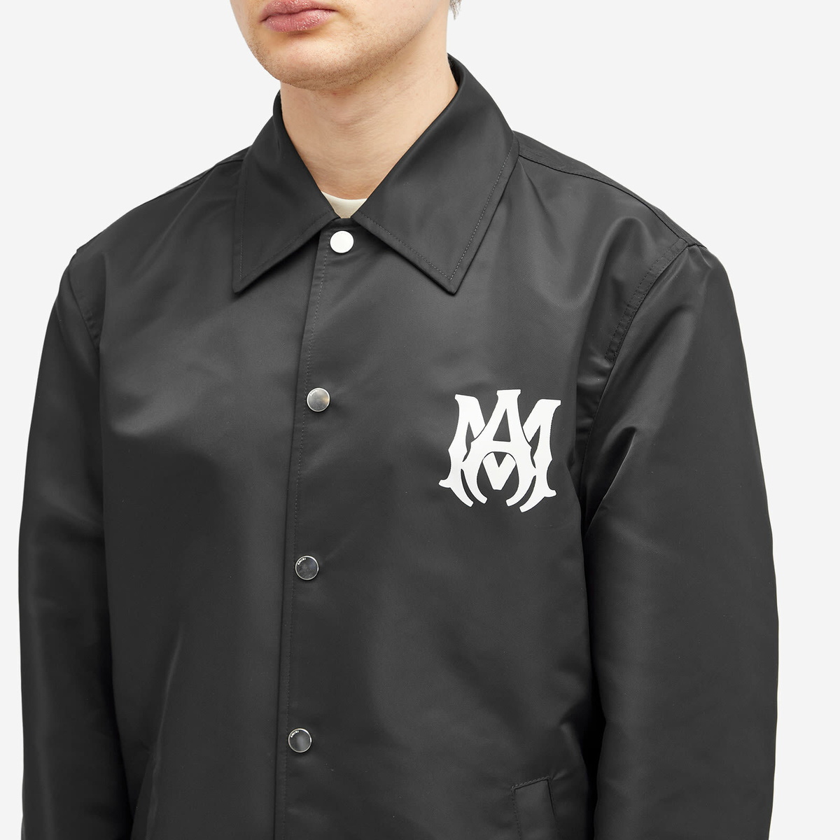 AMIRI Men's Lightweight MA Coach Jacket in Black Amiri
