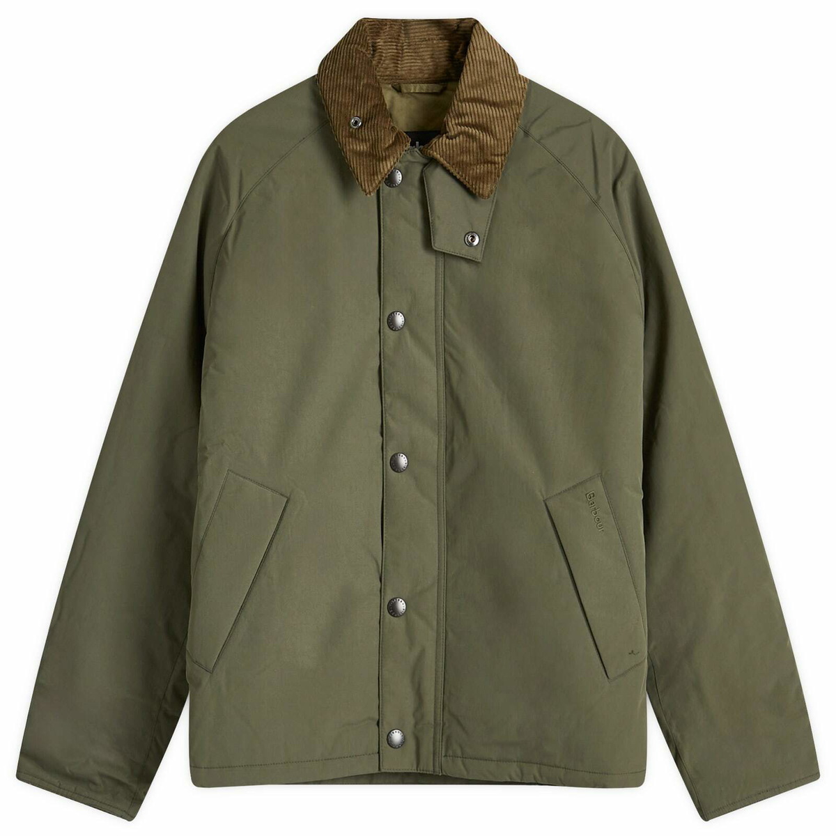 Barbour Men's Transport Padded Casual Jacket in Olive Barbour