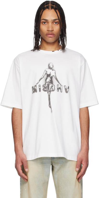 Photo: MISBHV White Vintage 'MSBHV' T-shirt