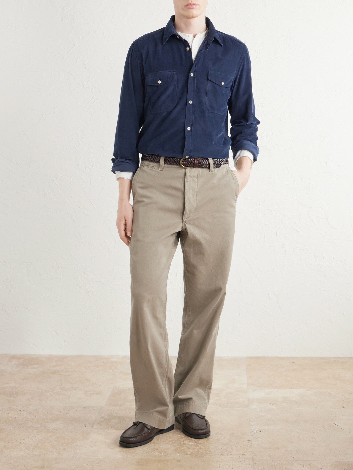 Boglioli - Cotton-Corduroy Shirt - Blue