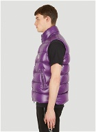 Tibb Sleeveless Jacket in Purple