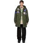 Raf Simons Green Patches Parka