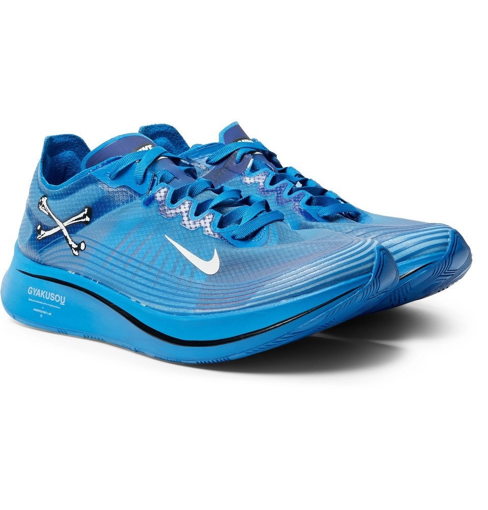 Normalización Contribuir maníaco Nike x Undercover - GYAKUSOU Zoom Fly SP Ripstop Sneakers - Blue Nike x  Undercover