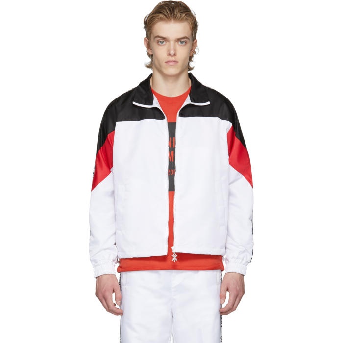 Photo: Opening Ceremony White and Black Limited Edition Warm Up Jacket 