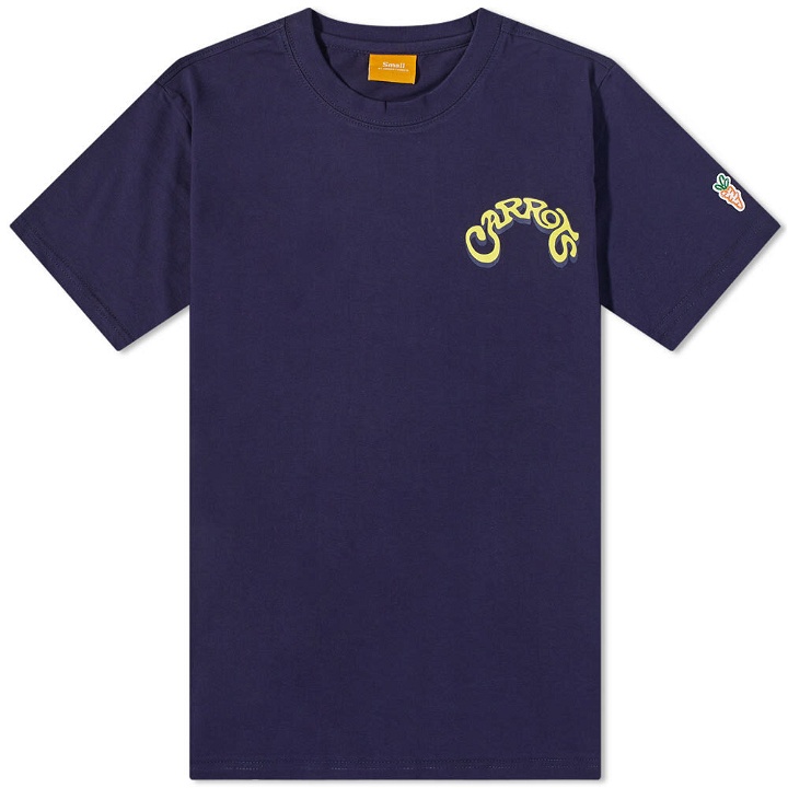 Photo: Carrots by Anwar Carrots Men's Groovy Arch T-Shirt in Navy