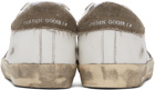 Golden Goose White & Grey Superstar Sneakers