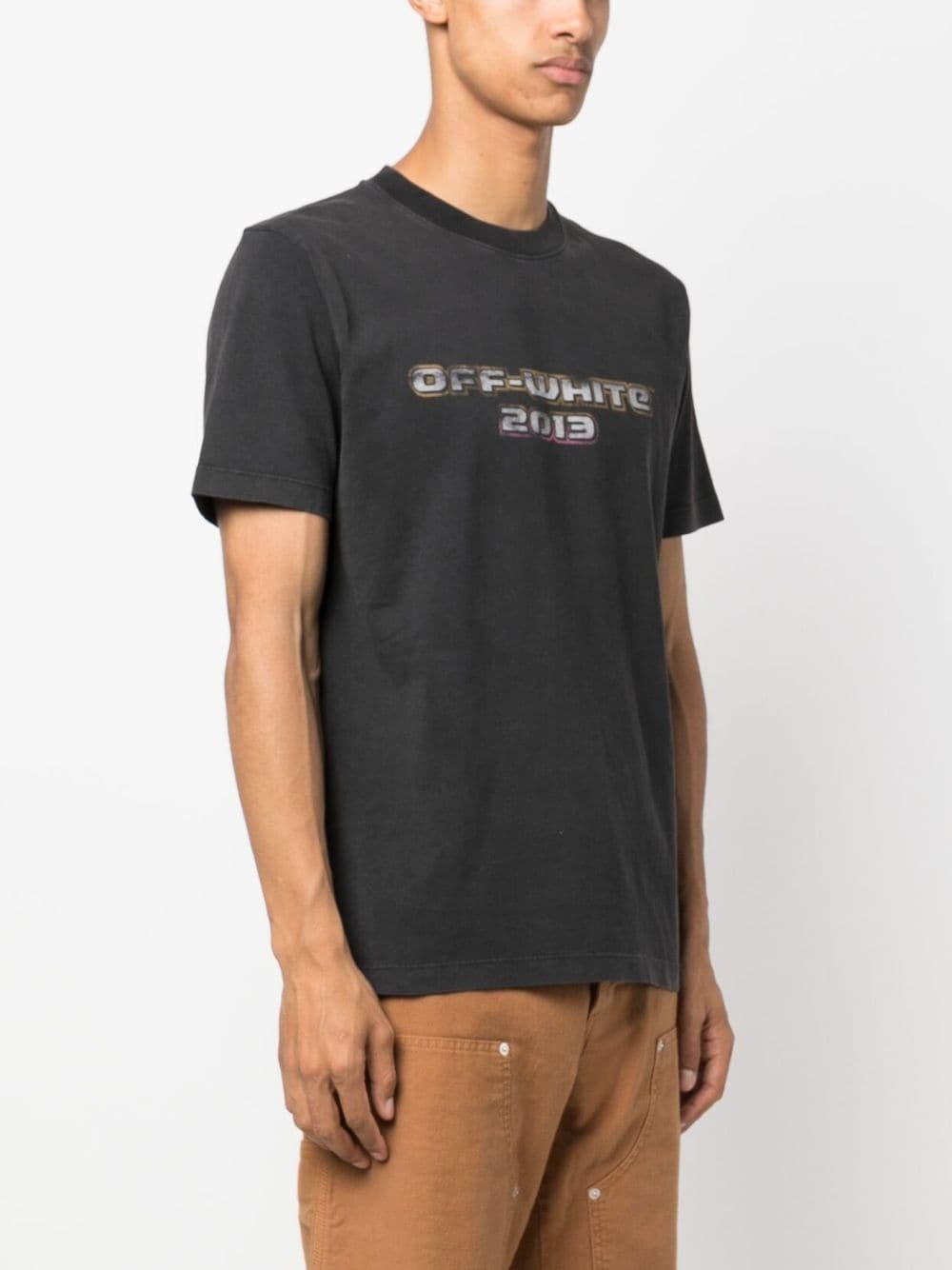 OFF-WHITE - Logo Cotton T-shirt
