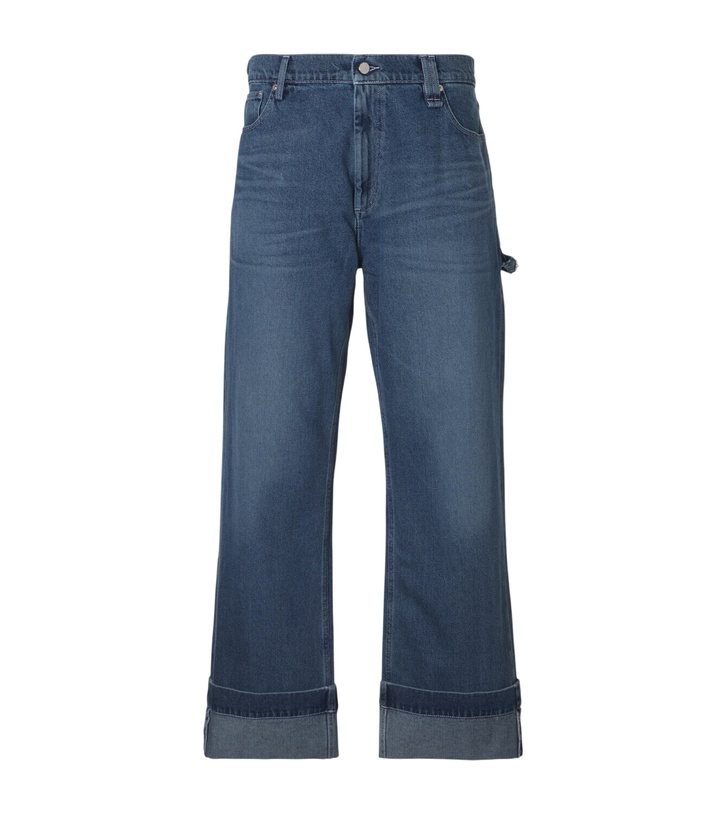 Photo: Simone Rocha Crystal-embellished straight jeans
