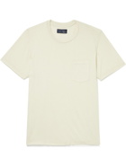 Les Tien - Slim-Fit Garment-Dyed Organic Cotton-Jersey T-Shirt - Neutrals