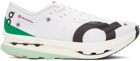 On White & Green Cloudboom Echo 3 Sneakers
