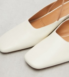 Calvin Klein Collection Anna leather slingback pumps