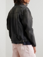 Guess USA - Gusa Vintage Denim Trucker Jacket - Black