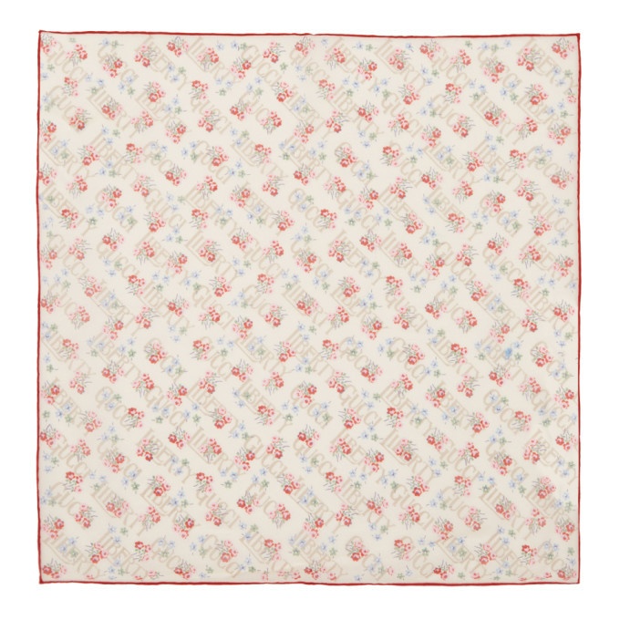 Photo: Gucci Off-White Liberty London Edition Floral Pocket Square