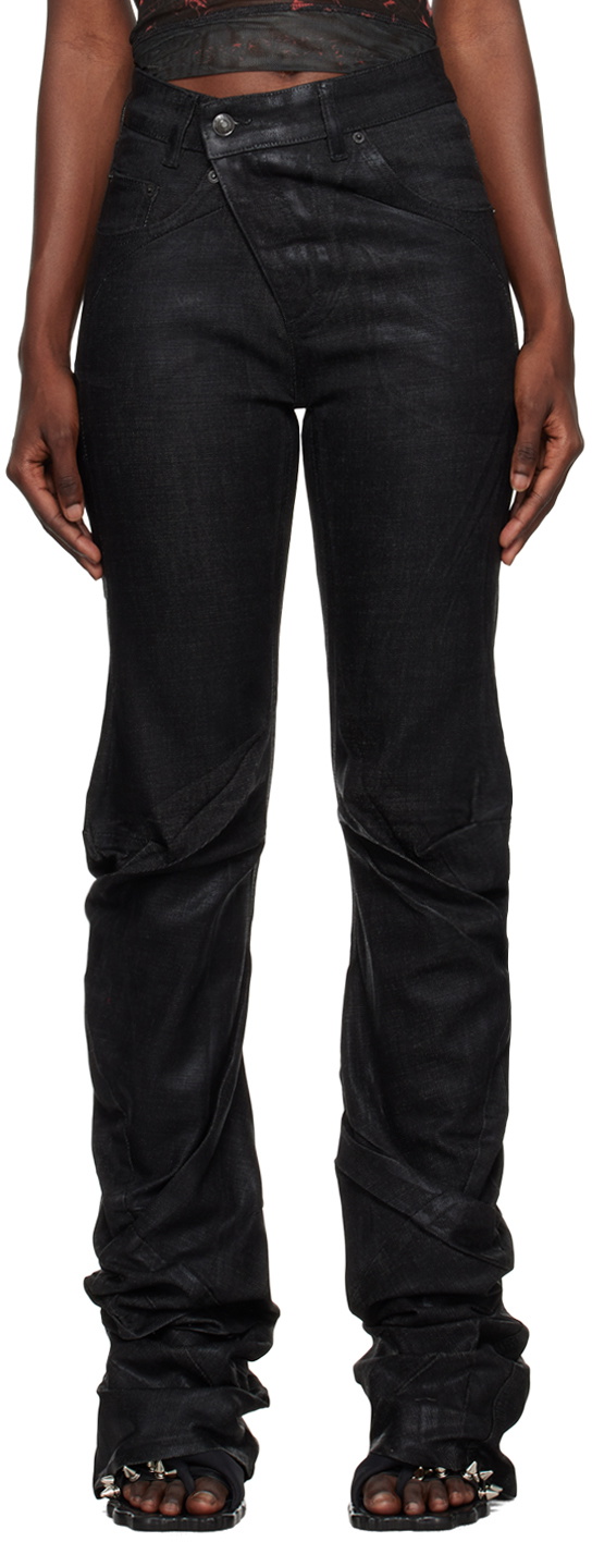Ottolinger Black Drape Jeans Ottolinger