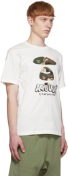 AAPE by A Bathing Ape Off-White Cotton T-Shirt