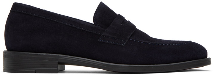 Photo: PS by Paul Smith Navy Remi Loafers