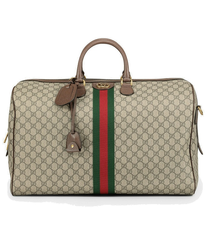Photo: Gucci - Gucci Savoy Medium canvas duffel bag