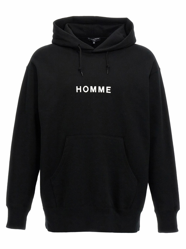 Photo: Comme des Garçons Homme Logo Print Hoodie