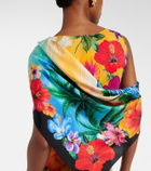Dolce&Gabbana Printed silk twill scarf