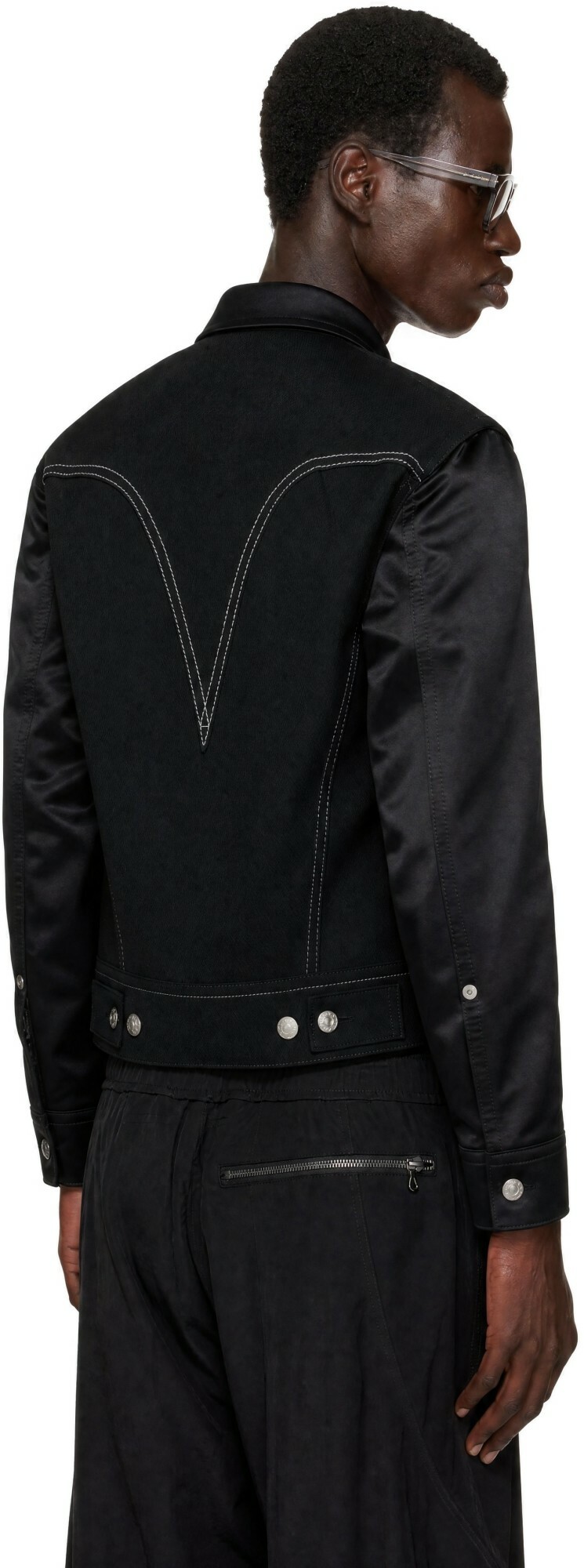 Junya Watanabe Black Levi's Edition Paneled Jacket