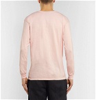 Stüssy - Logo-Print Cotton-Jersey T-Shirt - Pink