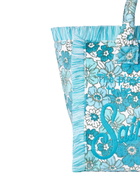 MC2 Saint Barth Vanity Terry Shoulder Bag With Flower Print