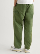 GENERAL ADMISSION - Rat Rock Straight-Leg Cotton-Poplin Cargo Trousers - Green