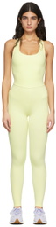 HÉROS SSENSE Exclusive Yellow Stretch Italian Scuba Jumpsuit