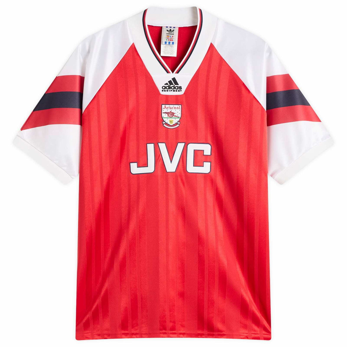 Adidas Men's Arsenal FC Home 92-94 Jersey Top in Red adidas