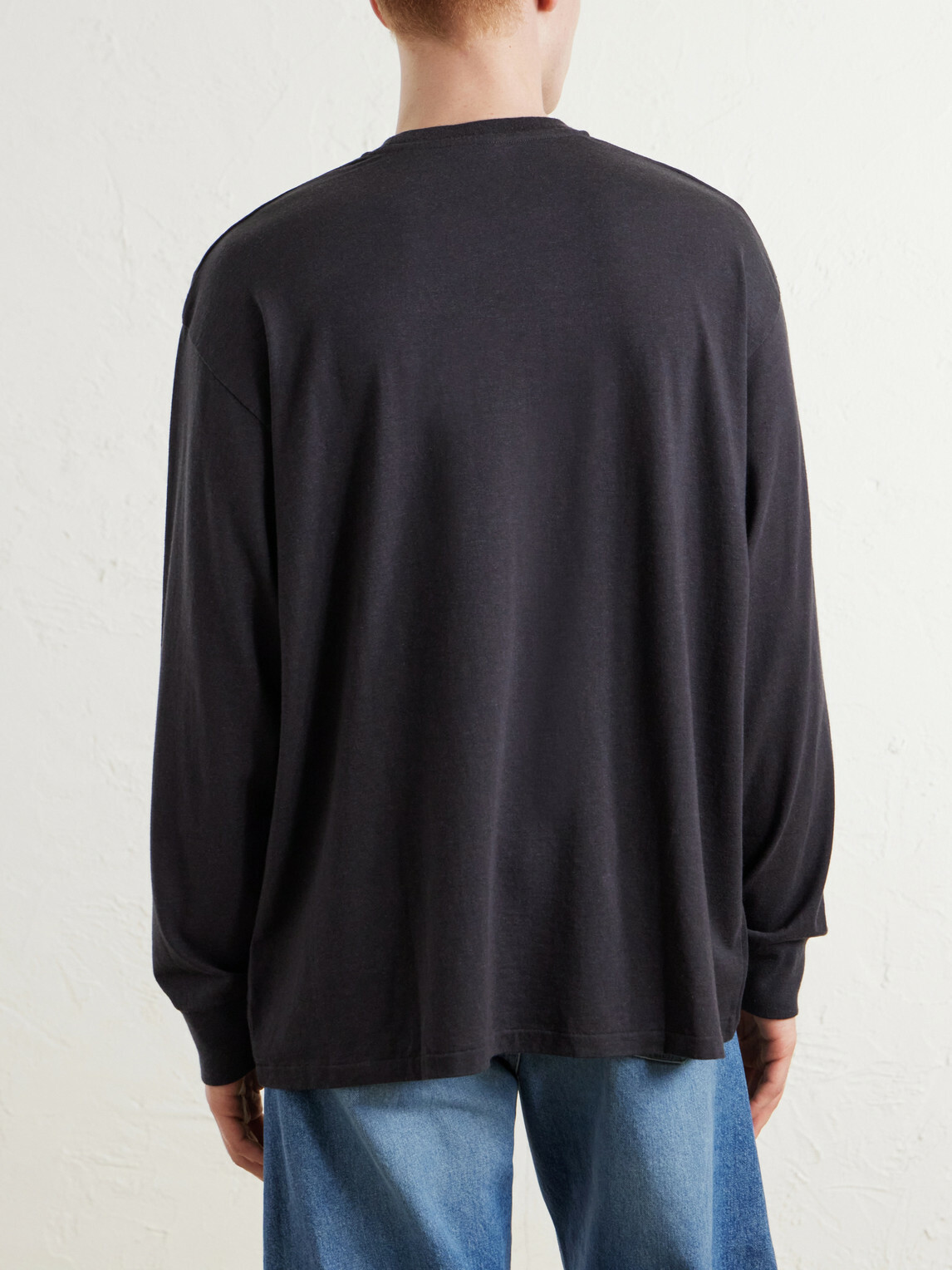 A.PRESSE - Cotton and Cashmere-Blend T-Shirt - Gray