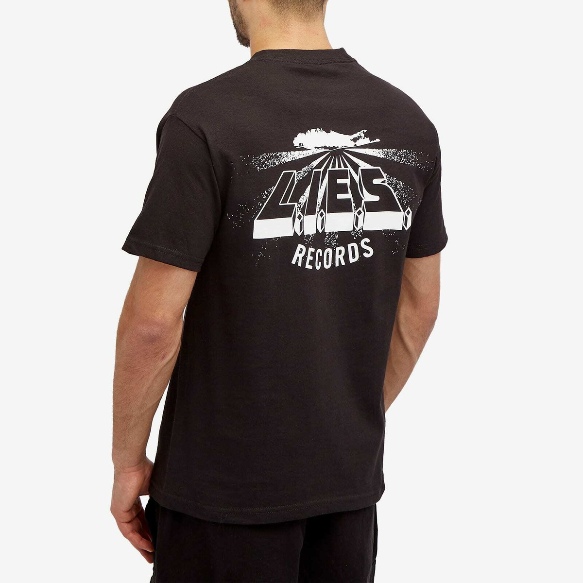 L.I.E.S. Records Men's Classic Logo T-Shirt in Black