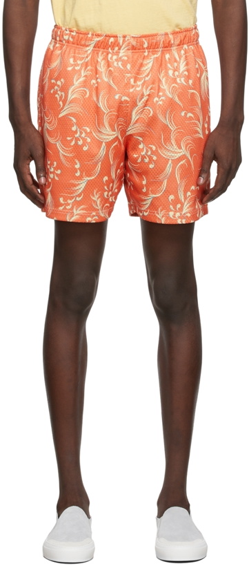 Photo: John Elliott Orange Practice Shorts