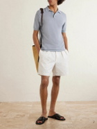 Eleventy - Cotton Polo Shirt - Blue