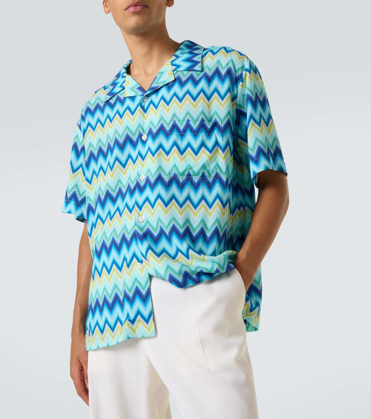 Missoni Zigzag bowling shirt